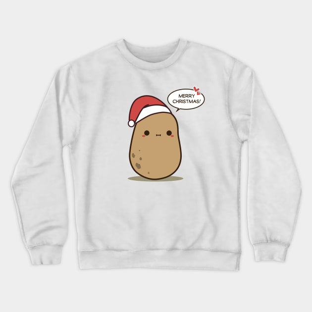 Christmas Potato Crewneck Sweatshirt by clgtart